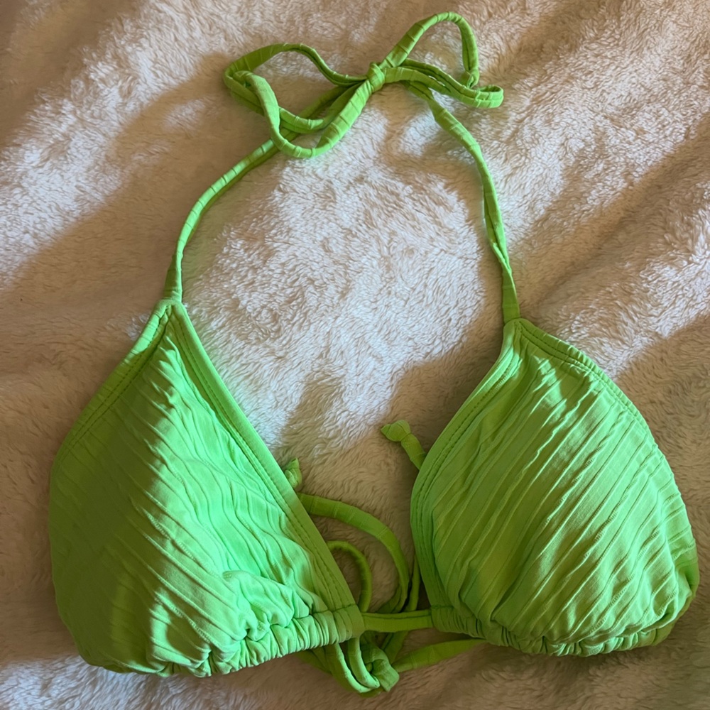 Vibrant Green Bikini Top
